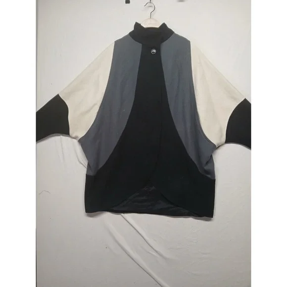 Vintage Wool Parka Coat Eccentric Boho One Size - Picture 7 of 10